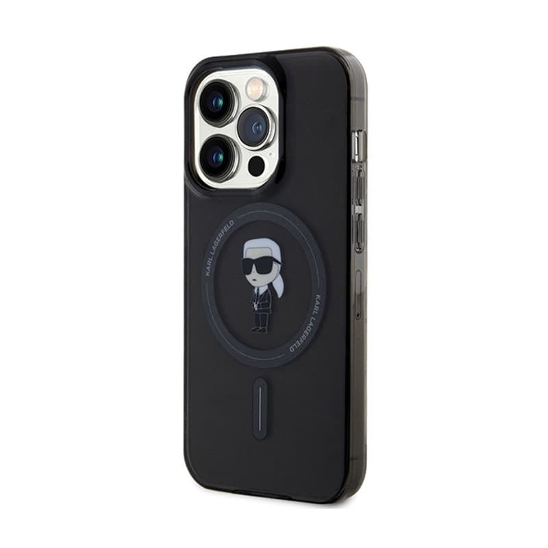 Karl Lagerfeld IML Ikonik MagSafe - iPhone 15 Pro Max Case (Black) 2