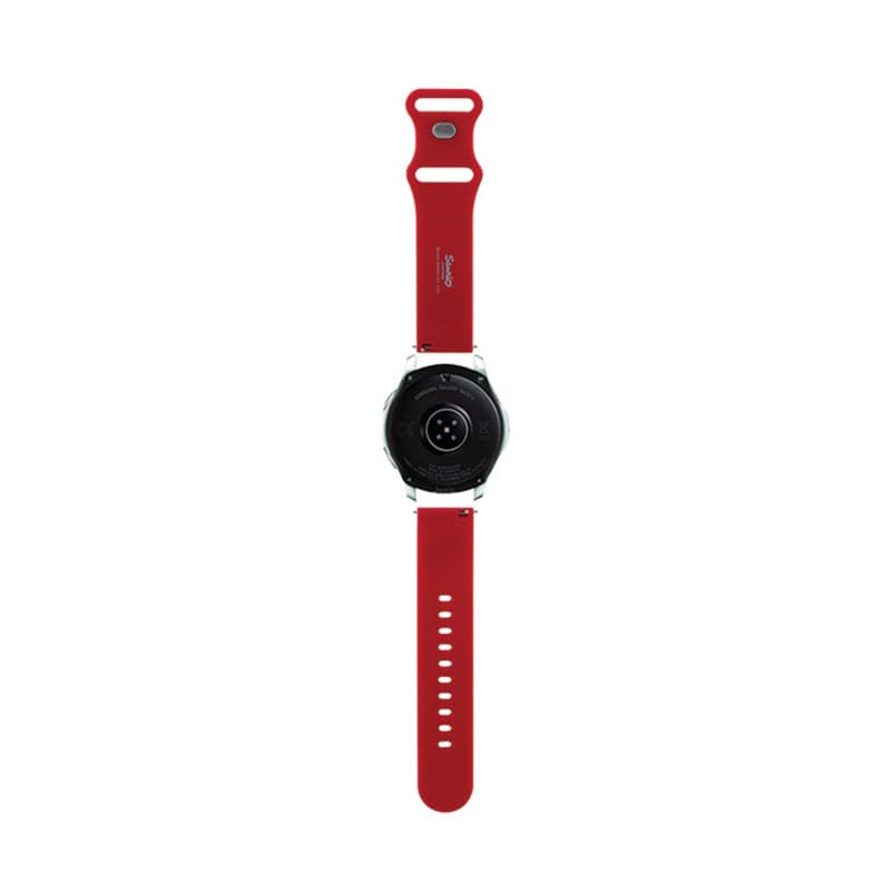 Hello Kitty Silicone Kitty Head - Universal strap for smartwatch 22 mm (red) 2