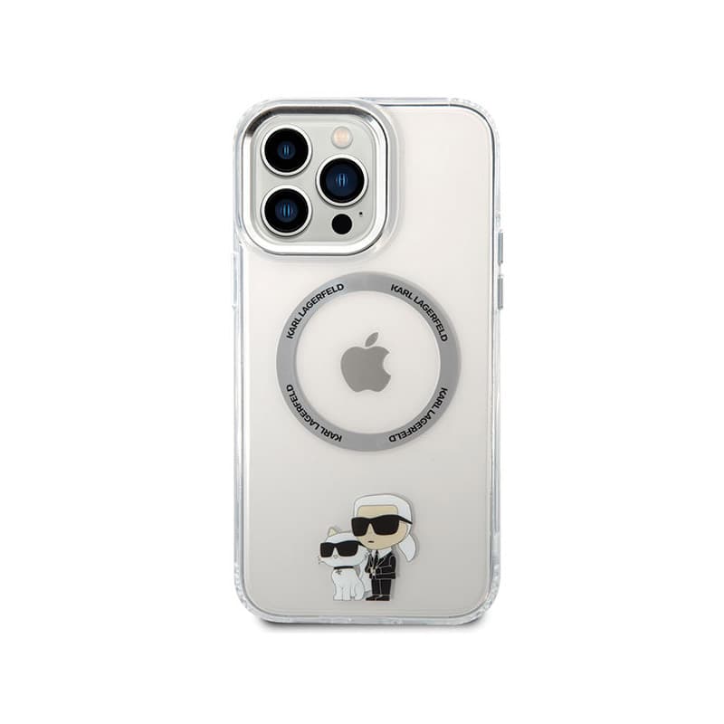 Karl Lagerfeld IML NFT Karl & Choupette MagSafe - Case for iPhone 13 Pro Max (Transparent) 3
