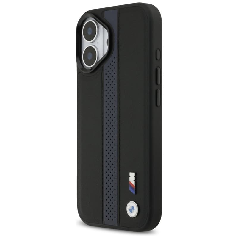 BMW M Perforated Stripe Logo MagSafe - iPhone 17 Case (Blue) 2