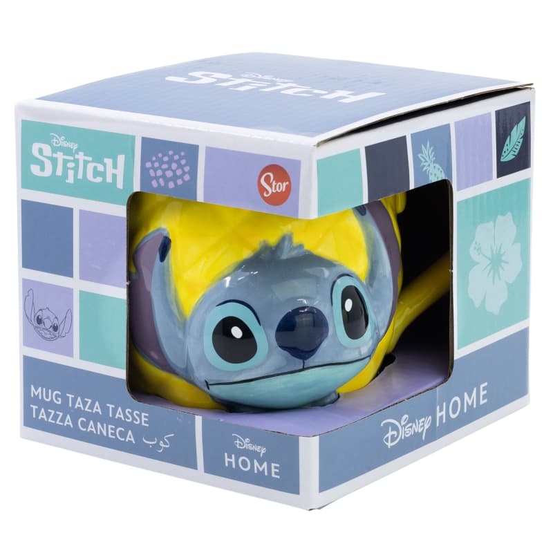Disney Stitch - 3D Ceramic Mug in a Gift Box from the Pineapple Collection 325 ml 3