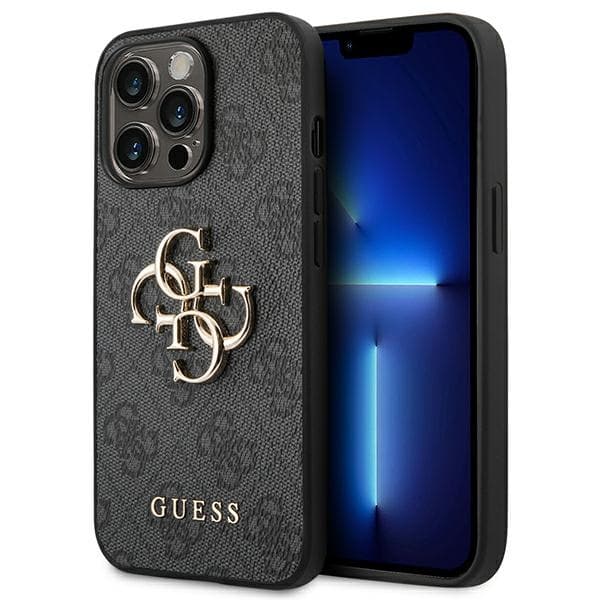 Guess 4G Big Metal Logo Case iPhone 14 Pro Max (Grey) 1