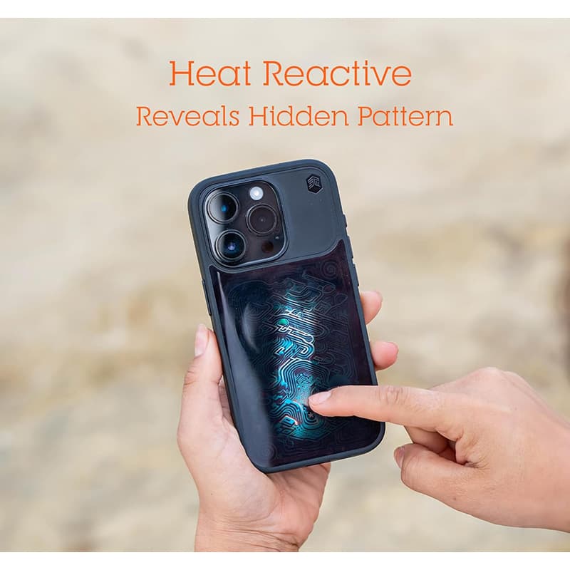 STM Reveal Warm MagSafe - Case for iPhone 15 (Black Realm) 6