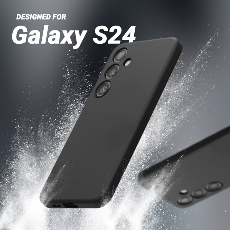 Crong Color Cover - Samsung Galaxy S24 Case (Black) 5