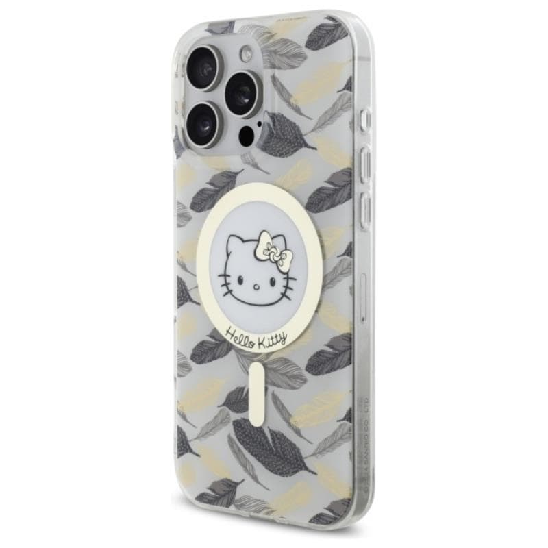 Hello Kitty IML Golden Leaves MagSafe - Case for iPhone 16 Pro Max (white) 2