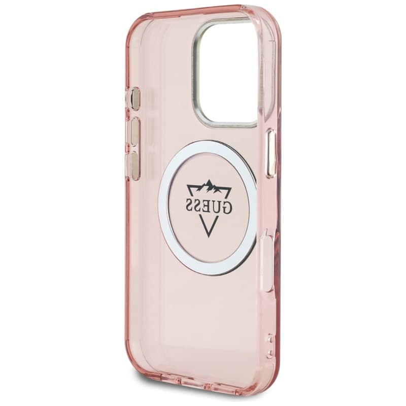 Guess IML Metal Mountain Logo MagSafe - Case for iPhone 16 Pro Max (pink) 7