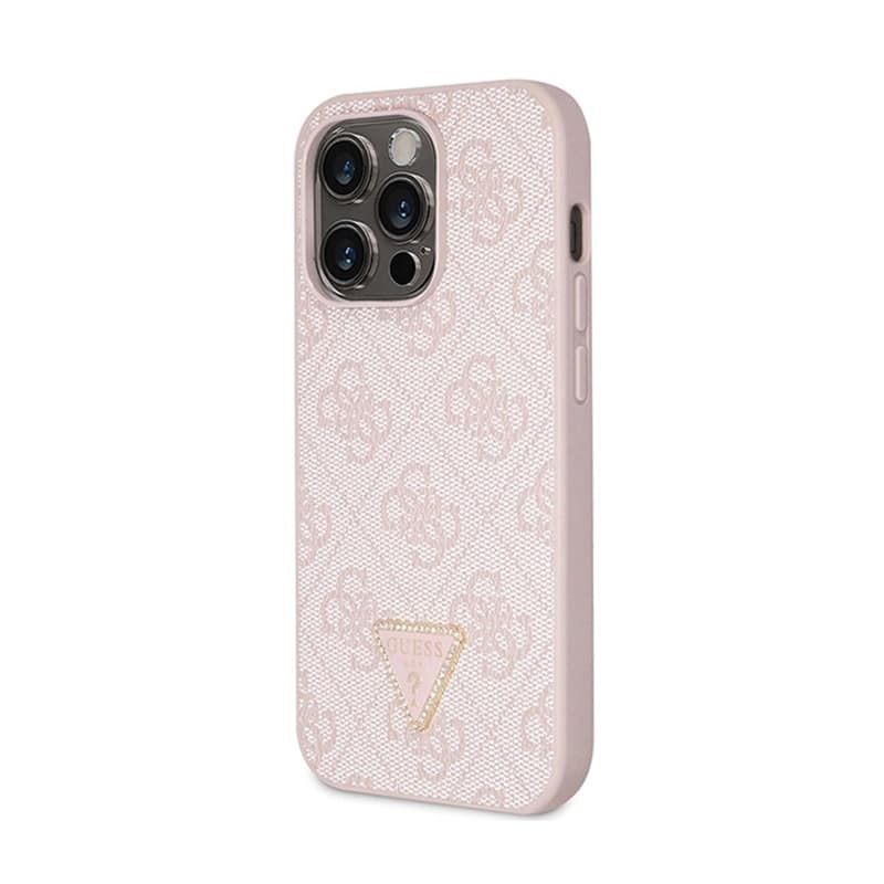 Guess Crossbody 4G Metal Logo - iPhone 14 Pro Case (pink) 2
