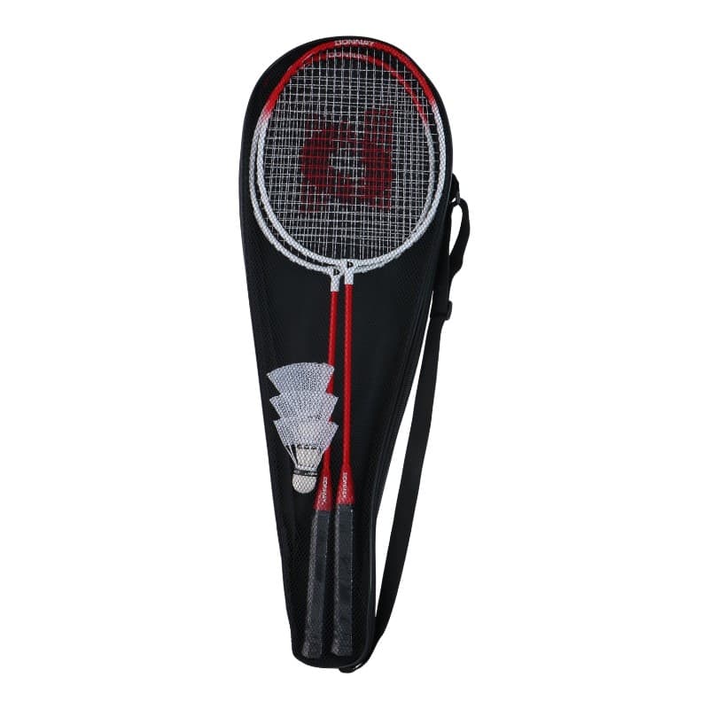 Donnay - 6-piece badminton set in a case (red) 2