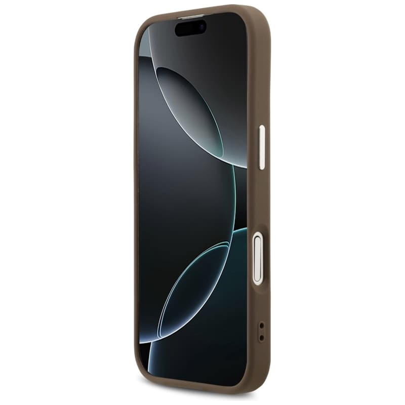 Guess 4G Big 4G Classic Logo - Case iPhone 17 (Brown / Silver) 5