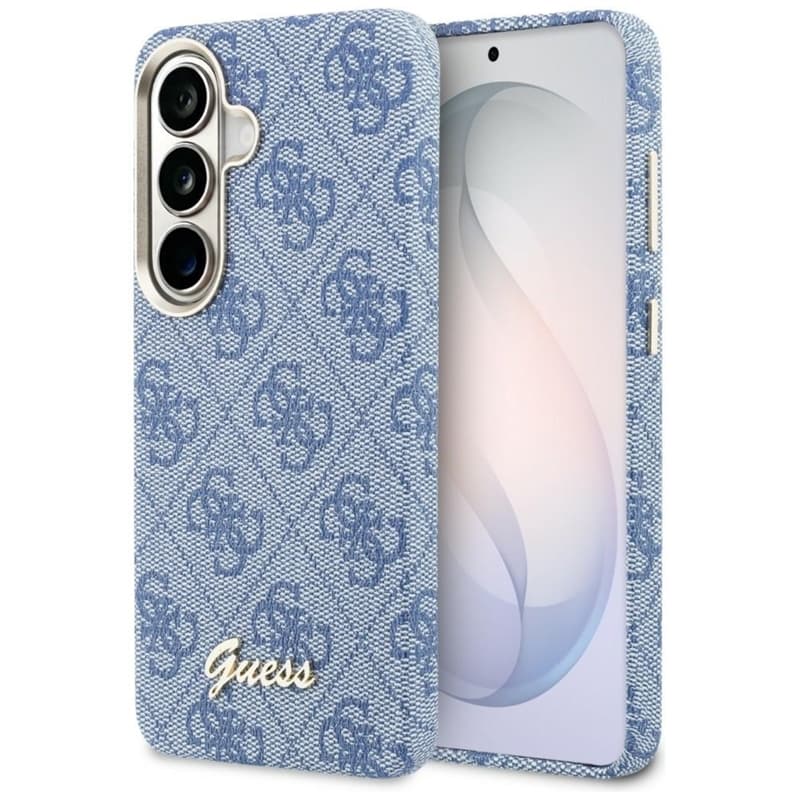 Guess 4G Script MagSafe - Samsung Galaxy S26 Case (Blue)
