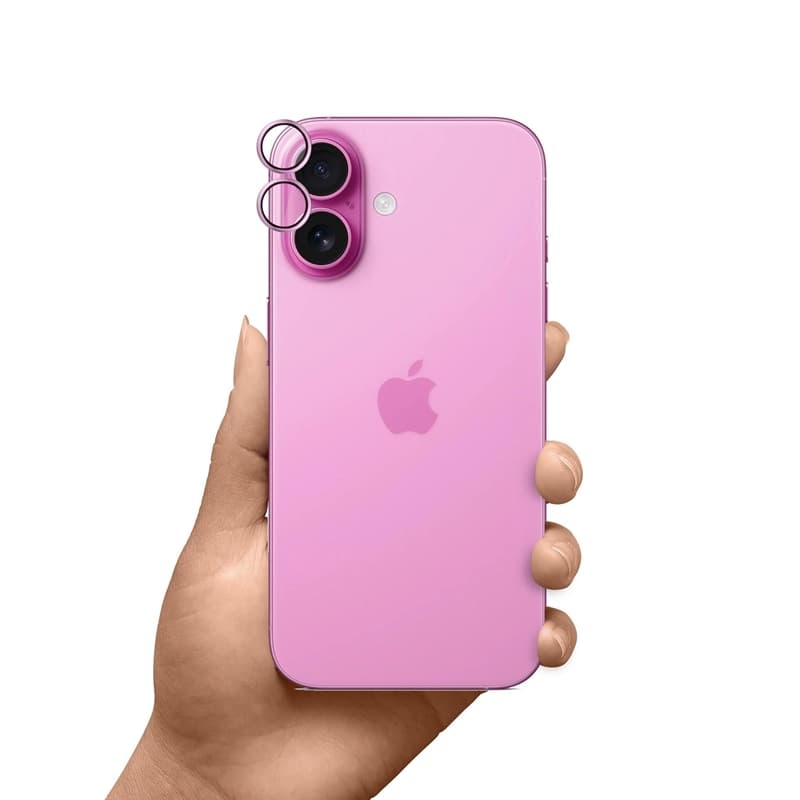 3mk HARDY Lens Protection Pro - Camera Lens Glass for iPhone 17 (Light Purple) 6
