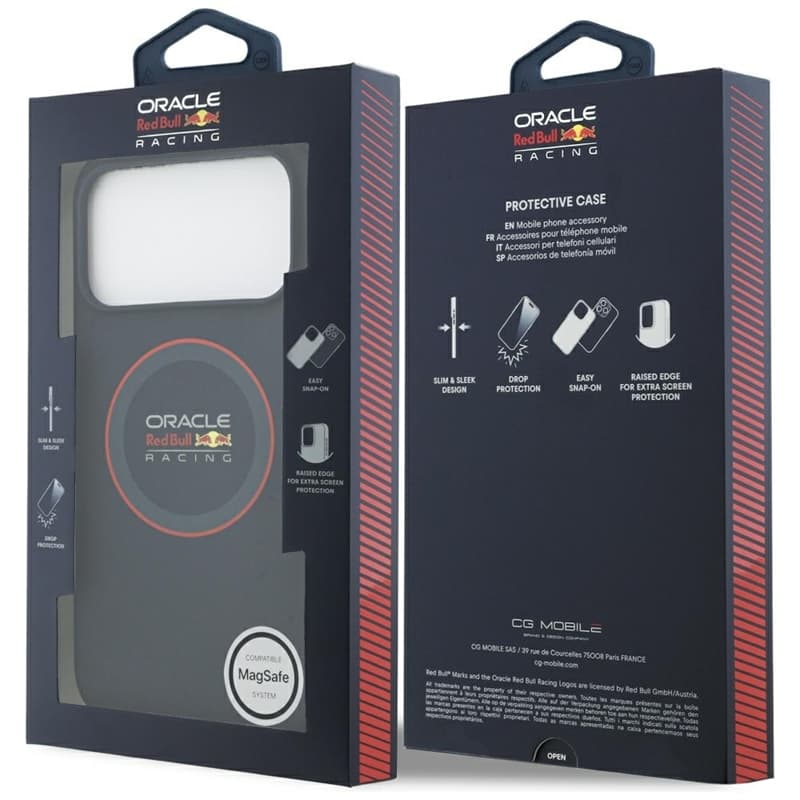 Red Bull Silicone Red Ring MagSafe - iPhone 17 Pro Max Case (Navy Blue) 8