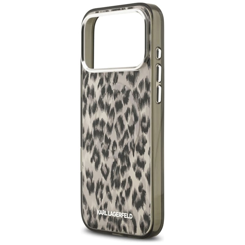 Karl Lagerfeld IML Leopard Pattern MagSafe - Case for iPhone 17 Pro Max (brown) 6
