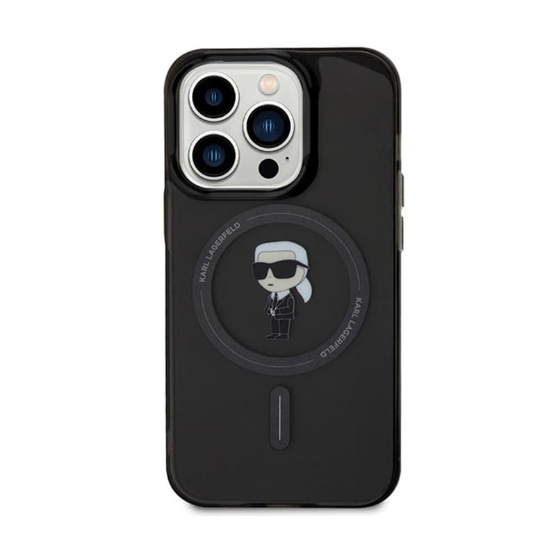 Karl Lagerfeld IML Ikonik MagSafe - iPhone 15 Pro Max Case (Black) 3