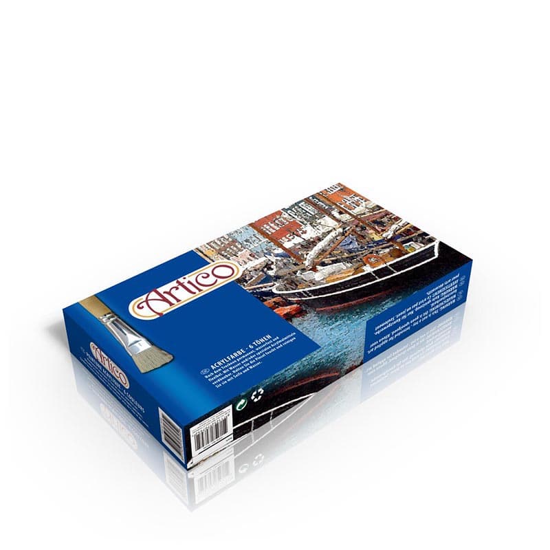 Artico - Set of acrylic paints 75 ml 6 colours 3