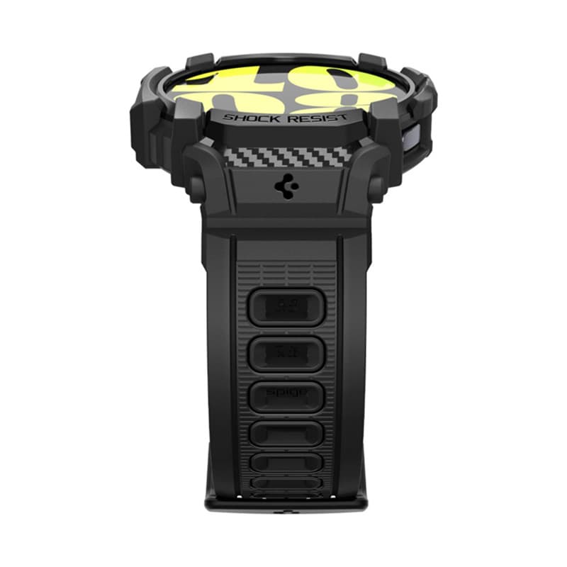 Spigen Rugged Armor Pro - Strap + Case for Samsung Galaxy Watch 7 40 mm (Matte Black) 3