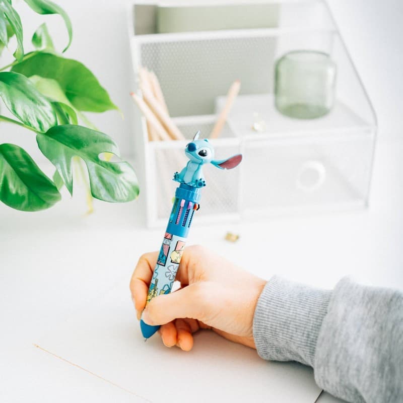 Disney Stitch - 10-color automatic pen with 3D figure 7