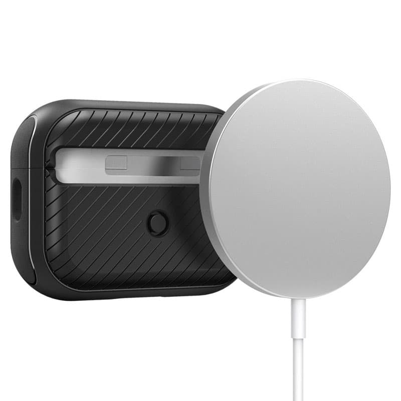 Spigen Mag Armor MagSafe - Case for Apple AirPods Pro 1 / 2 (Black) 6