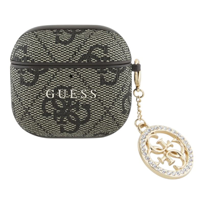 Guess 4G Strass Charm - AirPods 4 Case (brown) 1