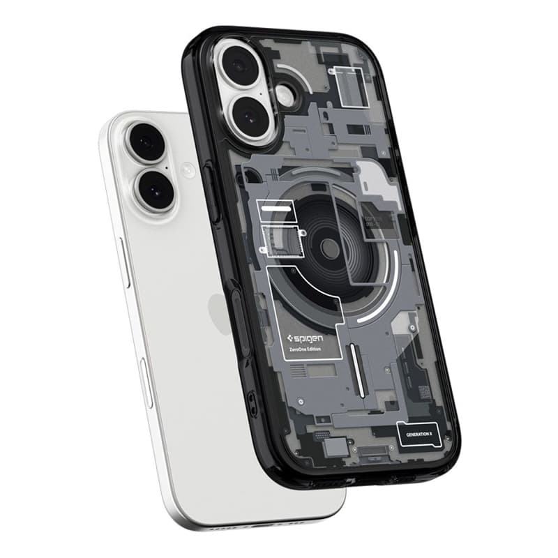 Spigen Ultra Hybrid Mag MagSafe - Case for iPhone 17 (Zero One Black)   5