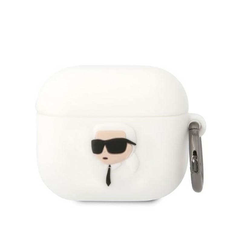 Karl Lagerfeld Silicone NFT Karl Head 3D - AirPods 3 case (white)