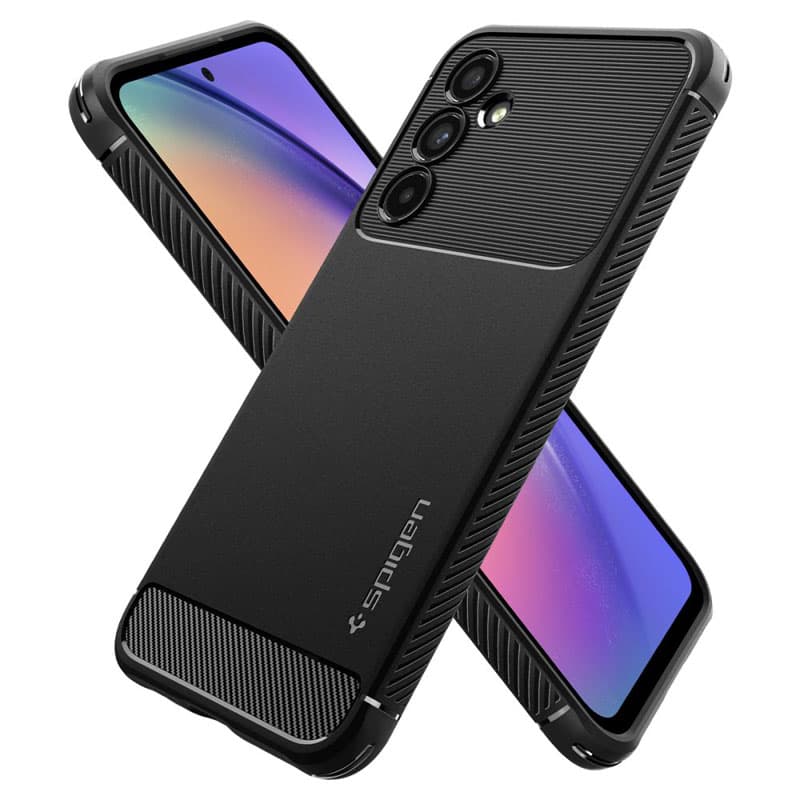 Spigen Rugged Armor - Case for Samsung Galaxy A54 5G (Czarny) 6