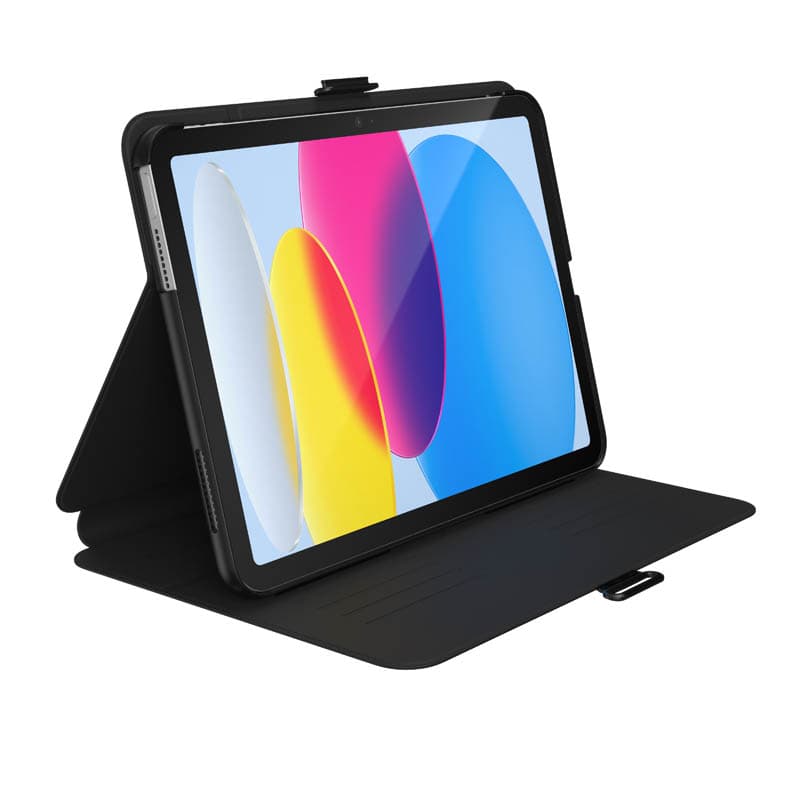 Speck Balance Folio – iPad 11" (2025) / 10.9" (2022) Case with MICROBAN Coating w/Magnet & Stand up (Black)
