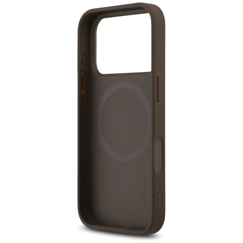 Guess 4G Printed Stripes MagSafe - Case iPhone 17 Pro (brown) 7