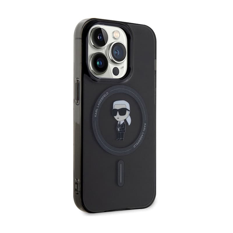 Karl Lagerfeld IML Ikonik MagSafe - iPhone 15 Pro Max Case (Black) 4
