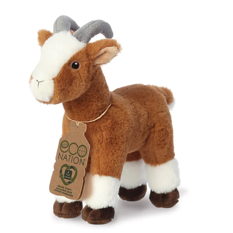 Eco Nation – Plush Toy / Cuddly Goat 22 cm Eco-Friendly 5