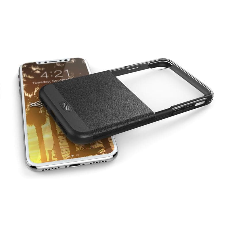 X-Doria Dash - Case for iPhone X (Black Leather) 3