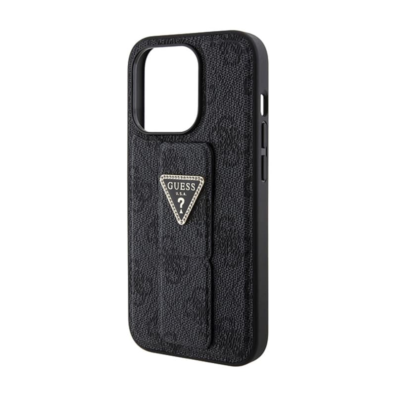 Guess Grip Stand 4G Triangle Strass Logo - iPhone 15 Pro Max Case (black) 7
