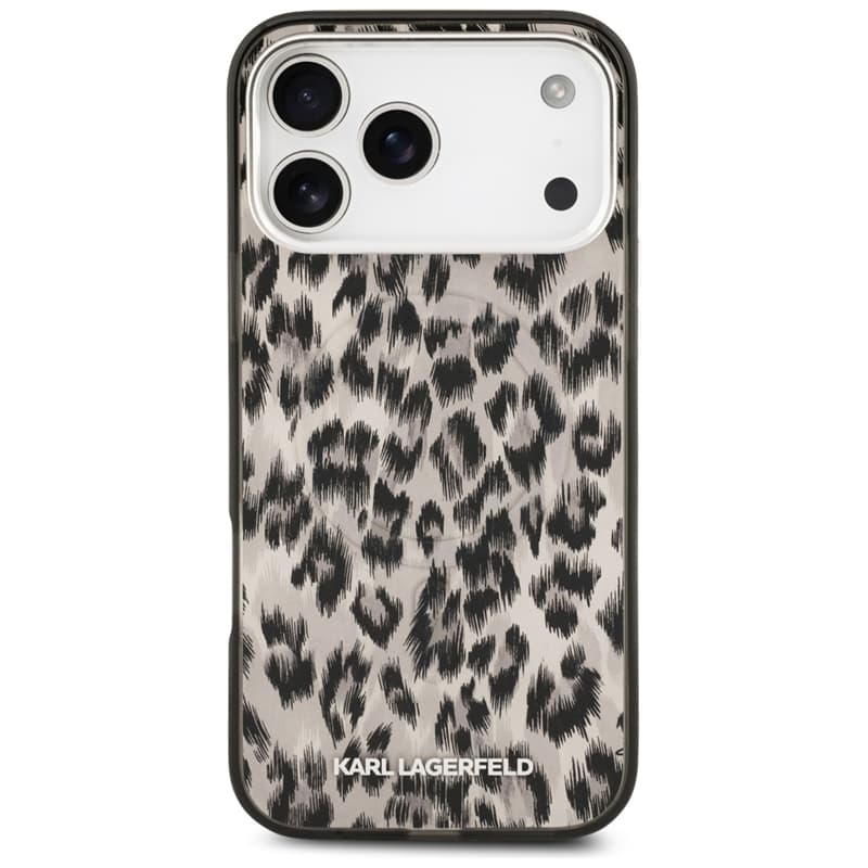 Karl Lagerfeld IML Leopard Pattern MagSafe - Case for iPhone 17 Pro Max (brown) 3