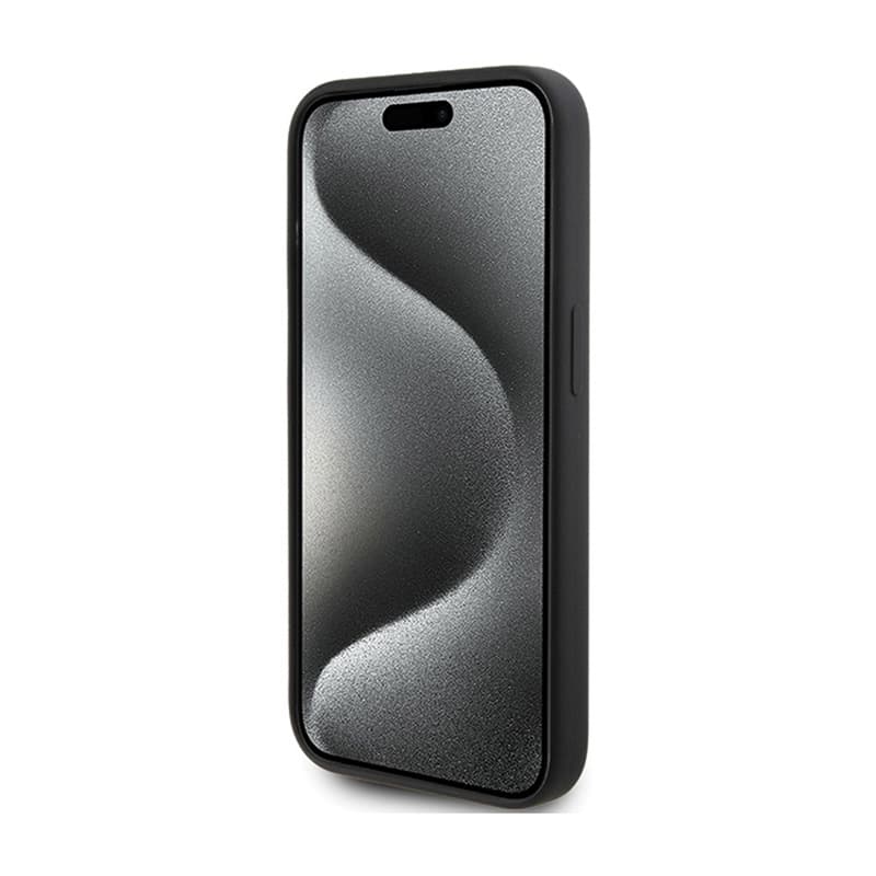 Karl Lagerfeld Silicone Karl Script - iPhone 15 Pro Case (Black) 5