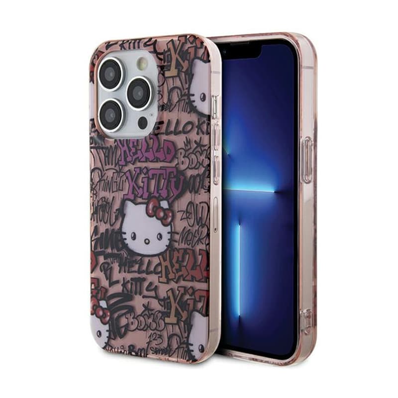 Hello Kitty IML Tags Graffiti - iPhone 15 Pro Max case (pink) 1