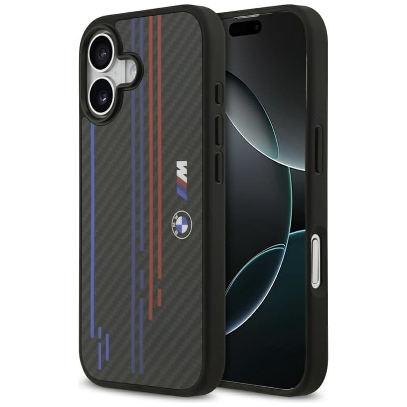 BMW M Kevlar Lines & Logo MagSafe - iPhone 17 Case (Black)