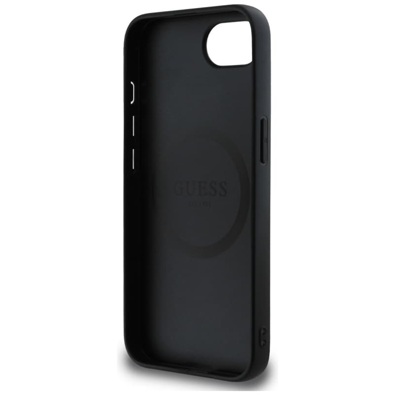 Guess Grained Triangle MagSafe - Case for iPhone 16e (black) 7