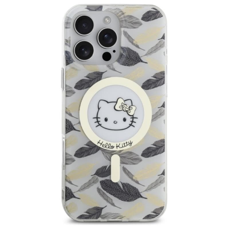 Hello Kitty IML Golden Leaves MagSafe - Case for iPhone 16 Pro Max (white) 3