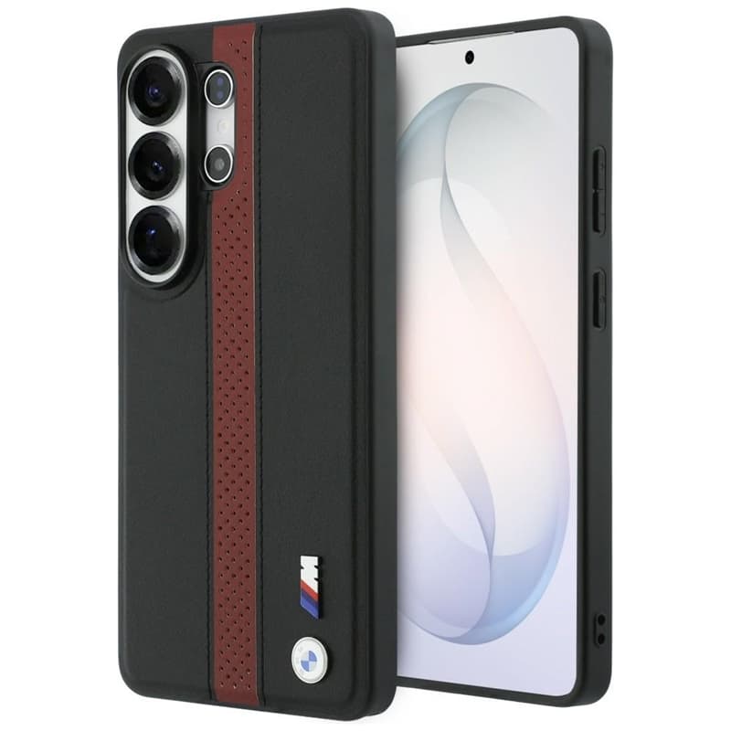 BMW M Perforated Stripe Logo MagSafe - Samsung Galaxy S26 Ultra Case (Red)