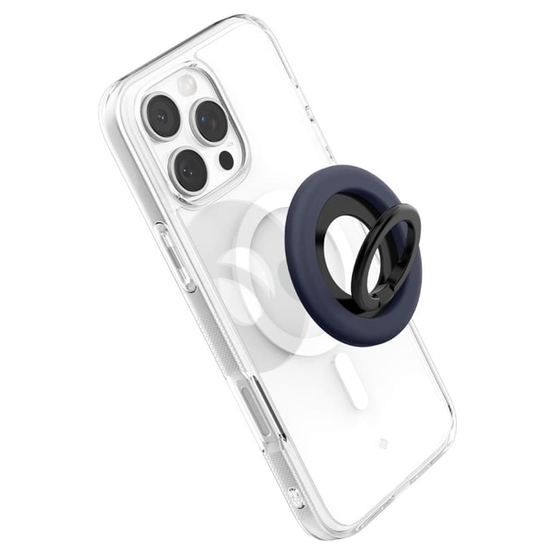 Spigen Nano Pop MagSafe Phone Ring - Finger holder with stand function (Bluberry Navy) 6