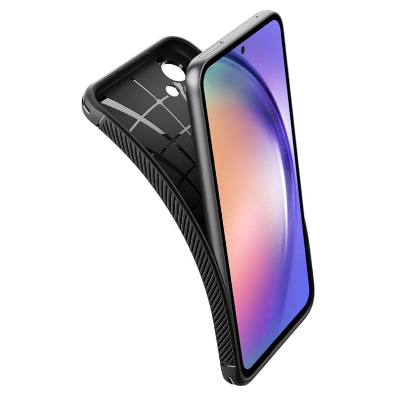Spigen Rugged Armor - Case for Samsung Galaxy A54 5G (Czarny) 7