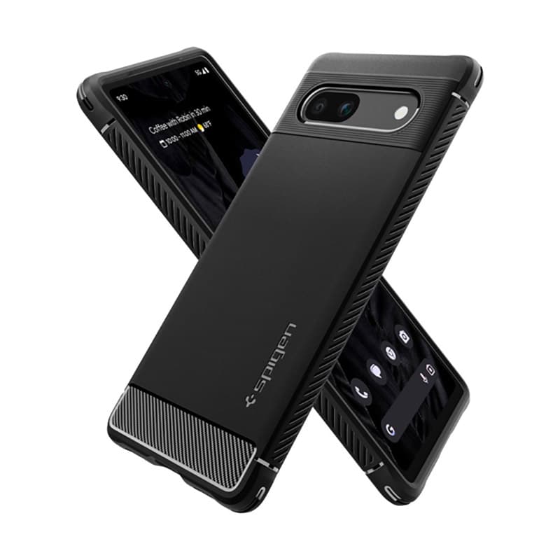 Spigen Rugged Armor - Case for Google Pixel 7A (Black) 7