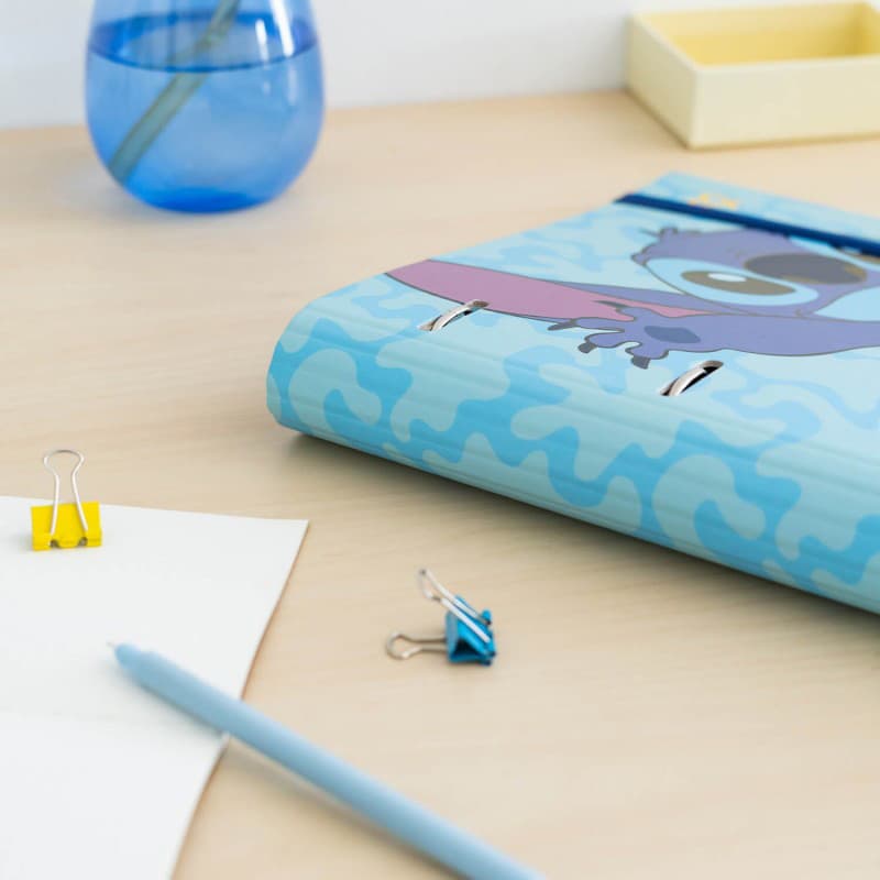 Disney Stitch - A4 binder from the Tropical collection (4 rings, elastic band) 5