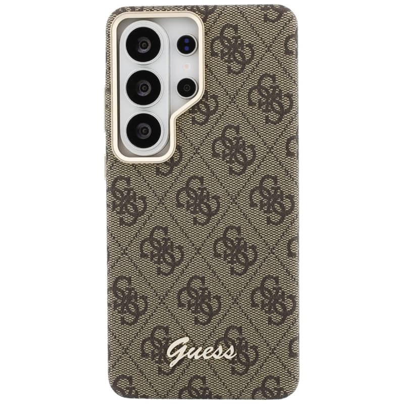 Guess 4G Script MagSafe - Samsung Galaxy S26 Ultra Case (Brown) 3