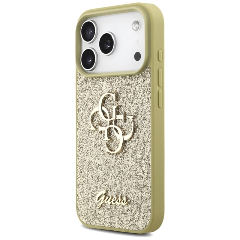 Guess Fixed Glitter Big 4G - Case for iPhone 17 Pro (gold) 2