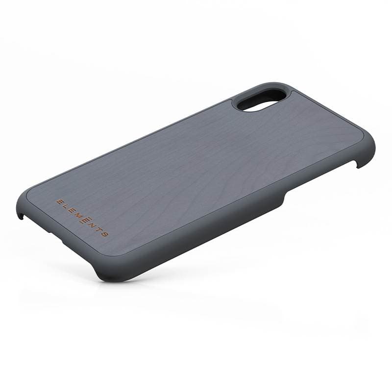 Nordic Elements Original Gefion - Case for iPhone XR with real maple wood (Mid Grey) 4