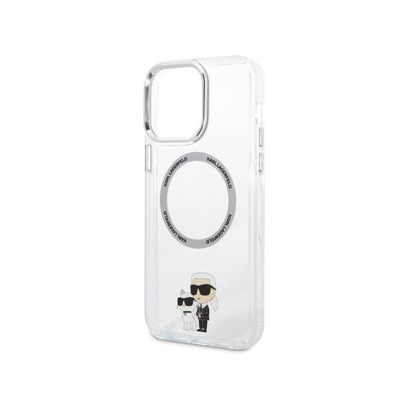 Karl Lagerfeld IML NFT Karl & Choupette MagSafe - Case for iPhone 13 Pro Max (Transparent) 6