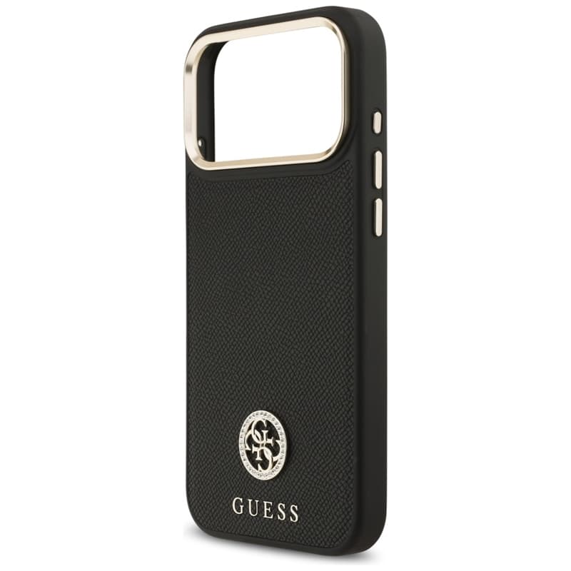 Guess Grained Strass Logo MagSafe - Case iPhone 17 Pro Max (black) 6