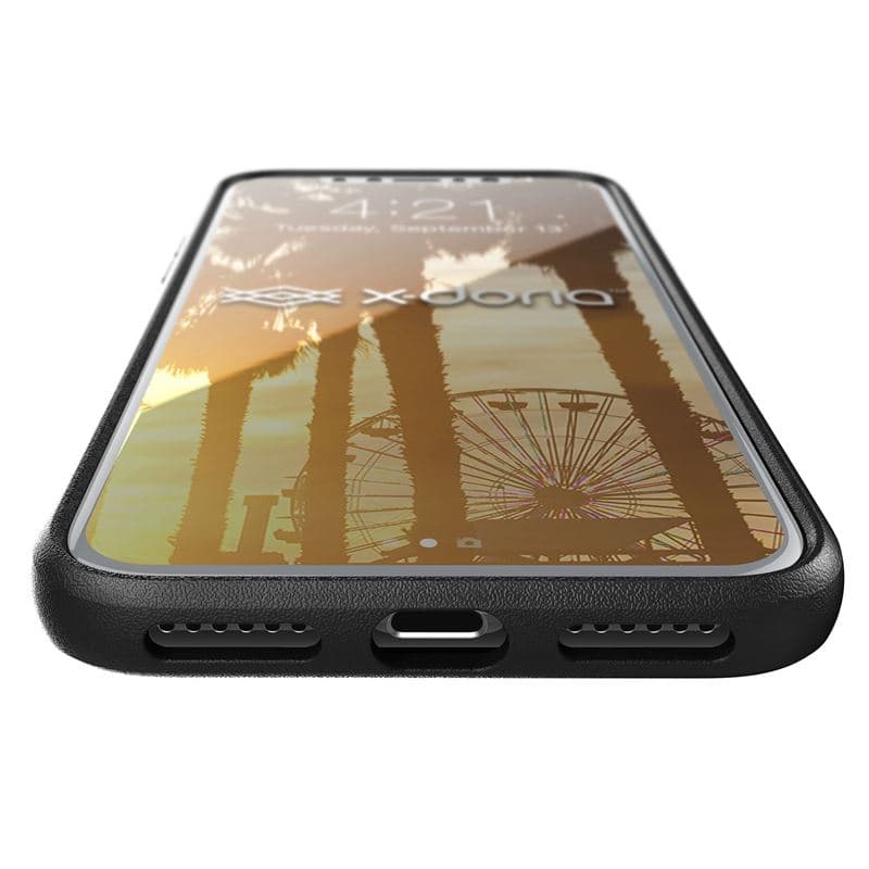 X-Doria Dash - Case for iPhone X (Black Leather) 4