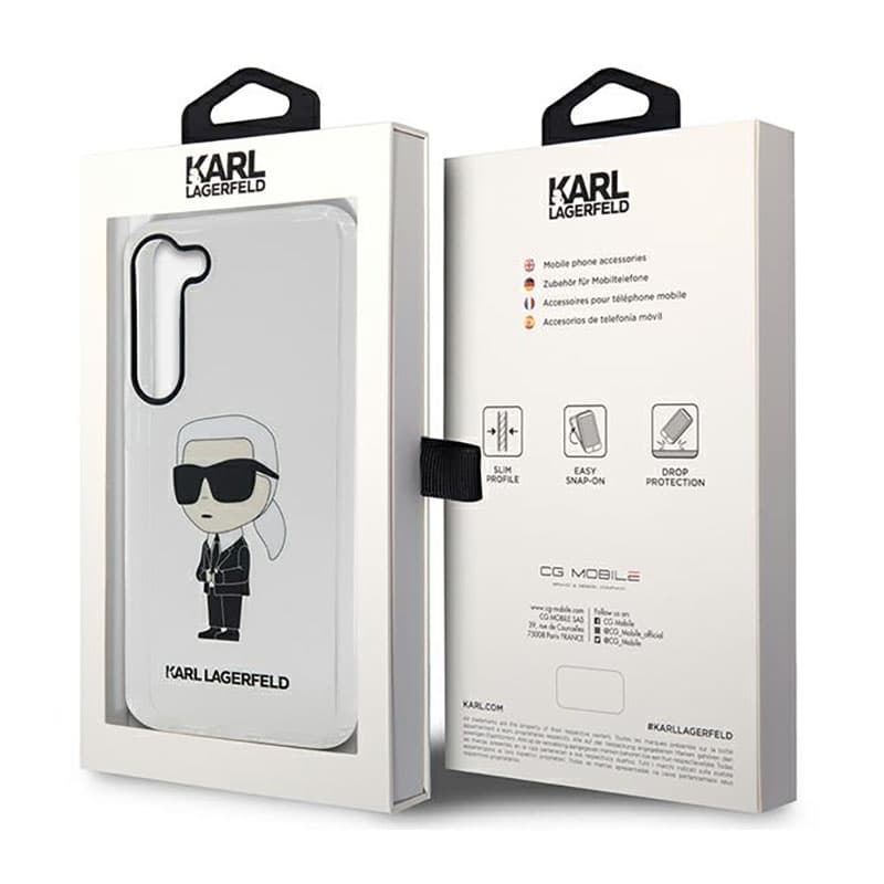 Karl Lagerfeld IML NFT Ikonik - Case for Samsung Galaxy S23 (Clear) 8